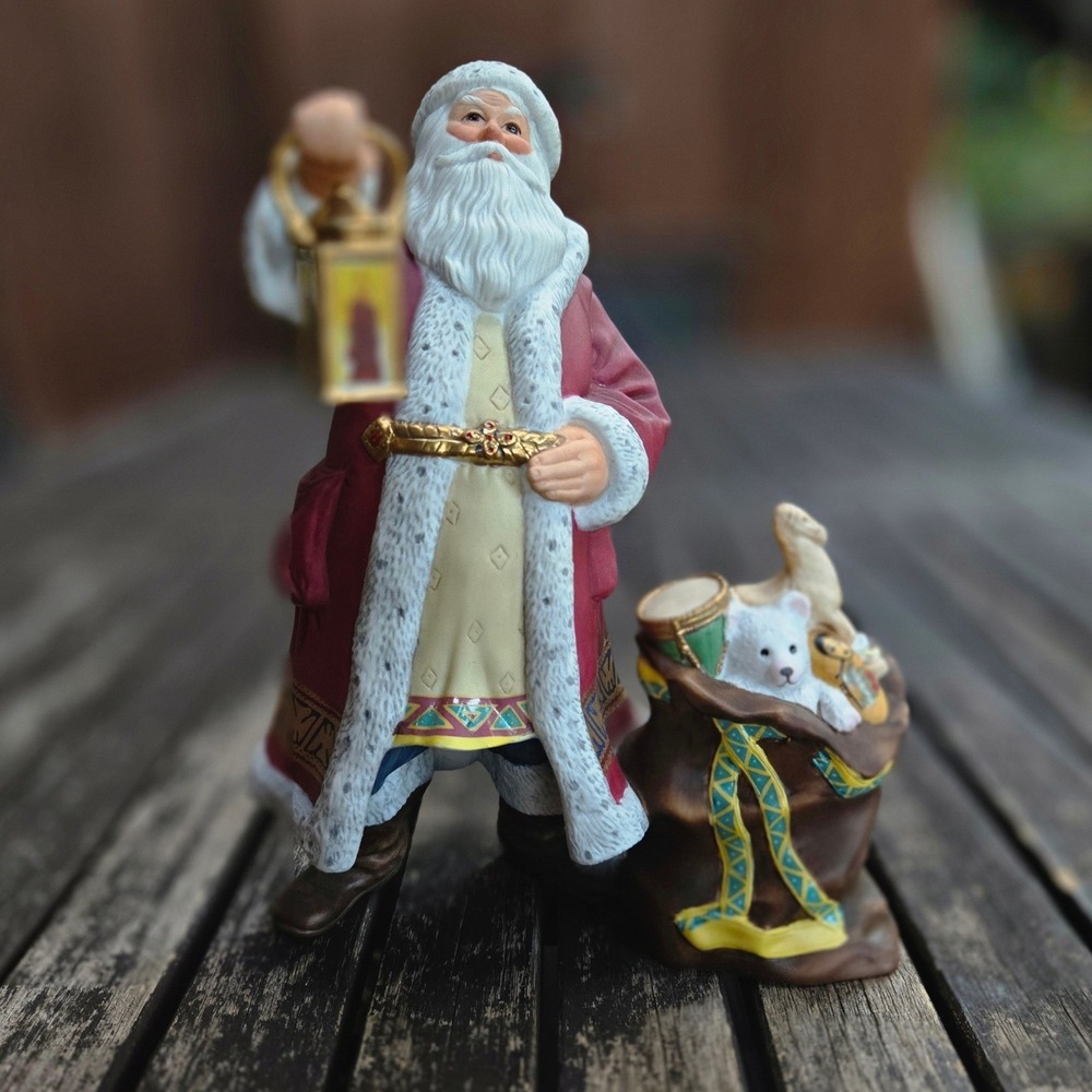 Vintage Lenox Grandfather Frost Fine Porcelain Santa Figurine Russian Christmas
